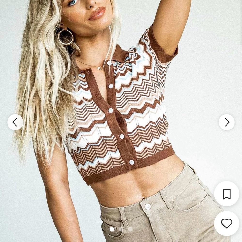 Cute Fall cropped top from Princess Polly - XS/S